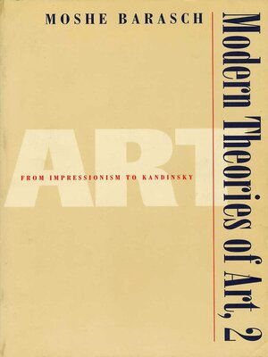 cover image of Modern Theories of Art 2